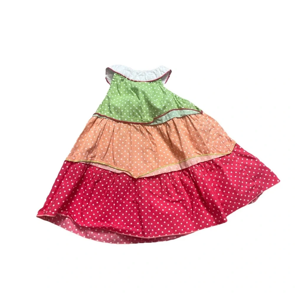 Baby Togs Polka Dot Tiered Dress Size 3-6 Months